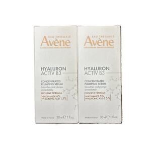 NEW 2 Pack Avene Hyaluron Activ B3 Concentrated Plumping Serum 1oz exp5/26+